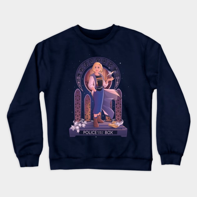 I Am Your Doctor Crewneck Sweatshirt by saqman